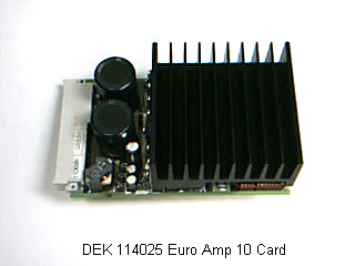 DEK 114025 Euro Amp 10 Card 